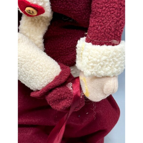 the holiday collection I'm expandable Santa Frosty figurine decor red white READ - Picture 5 of 12